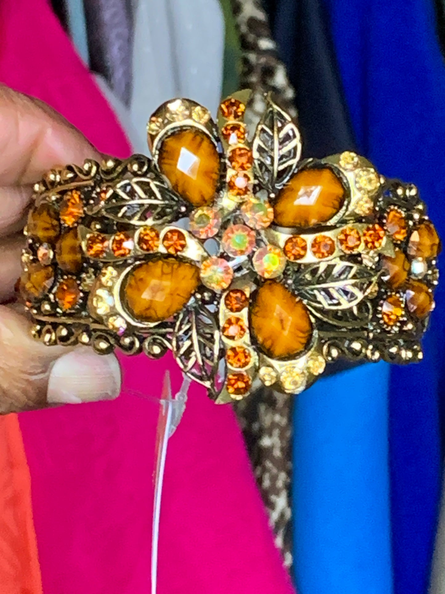 Brown cuff bracelet