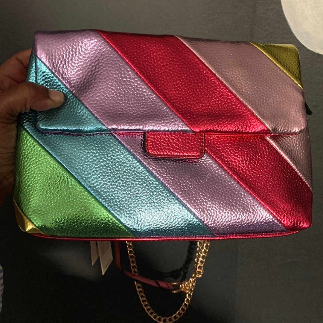 Stripe handbag