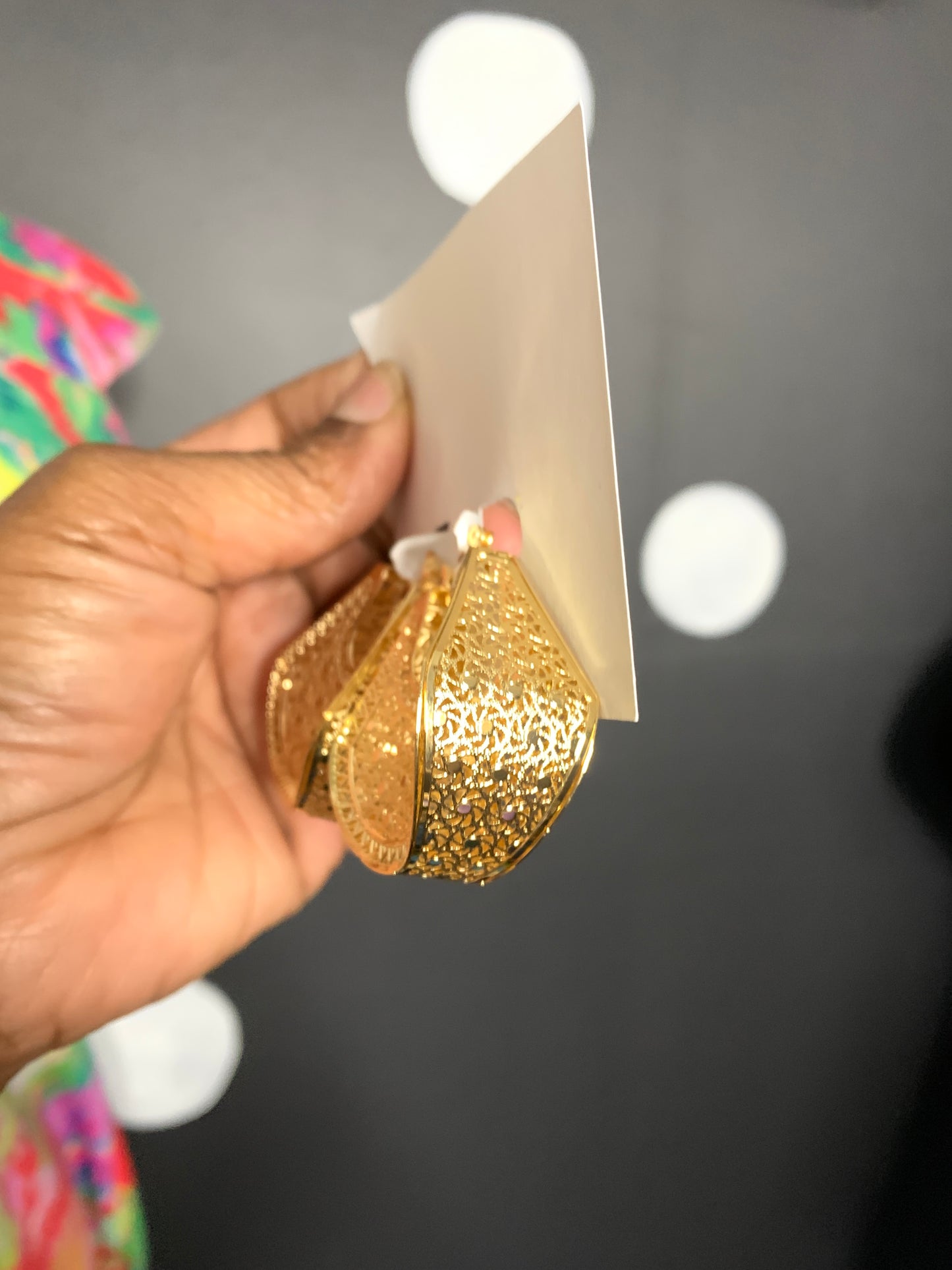 I feel pretty gold plated hoops