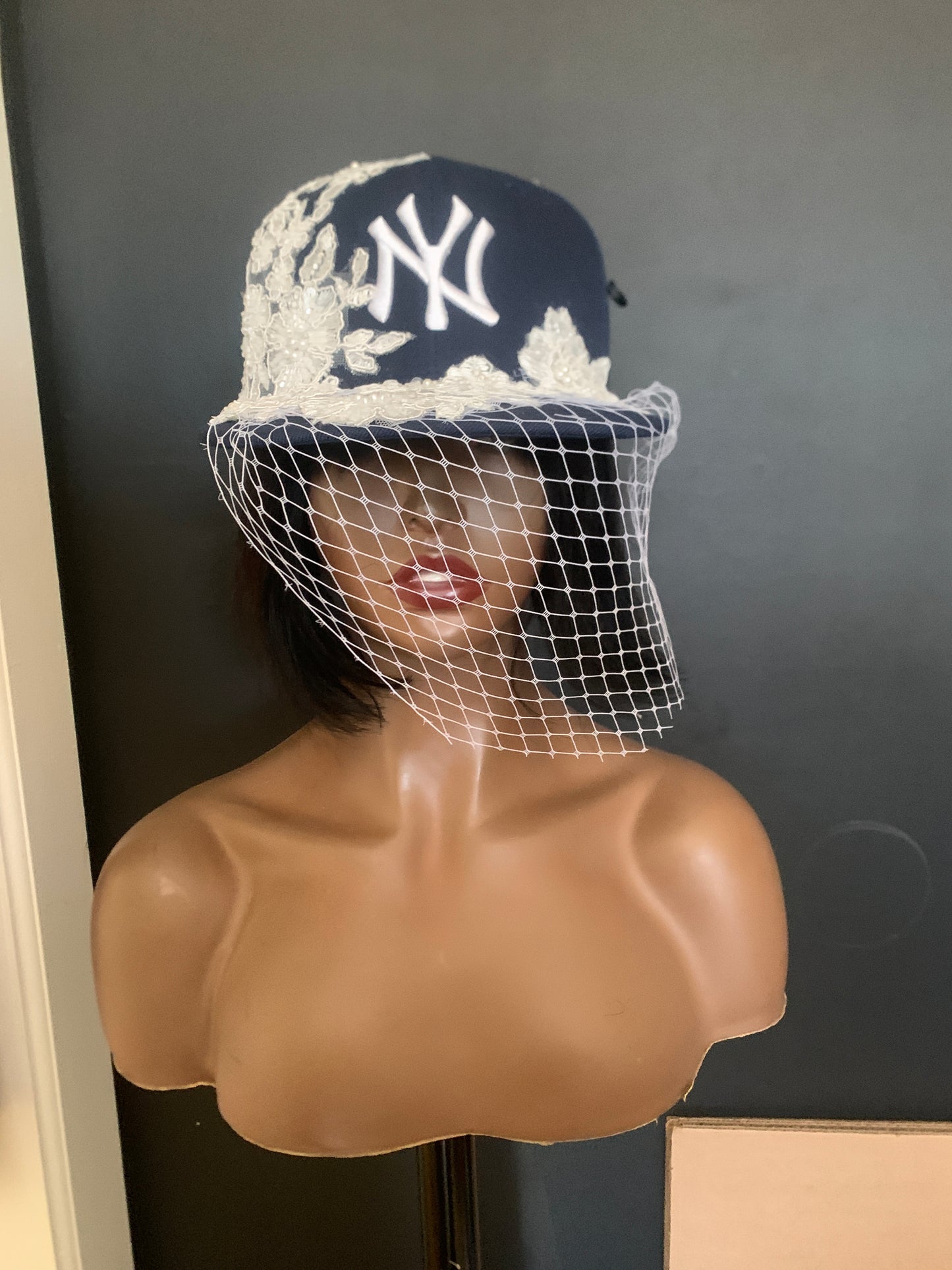 NY SnapBack with veil