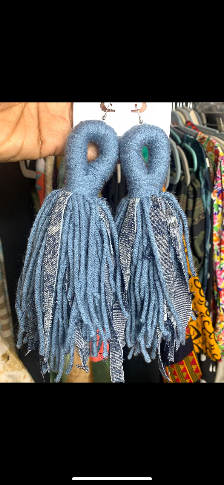 Yarn Earrings