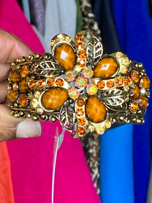 Brown cuff bracelet