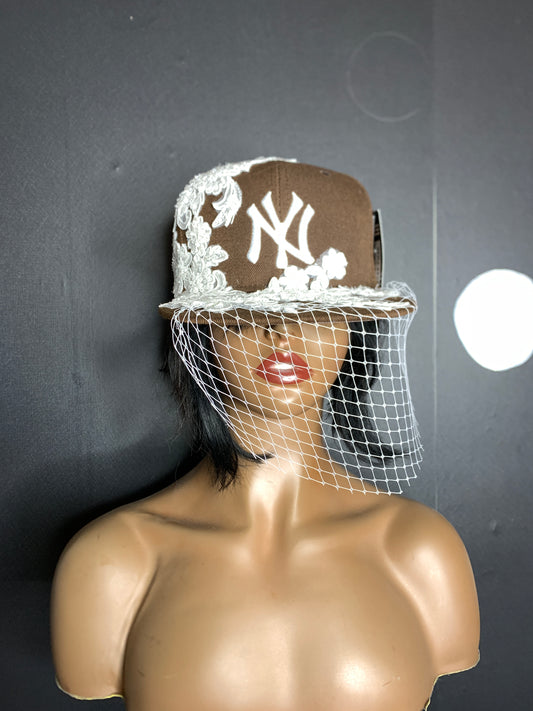 NY SnapBack with veil