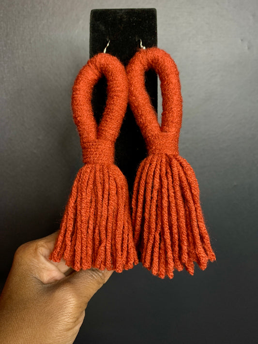 “Amber” Tassels Earrings