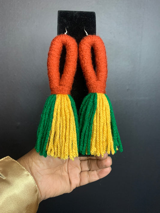 “Dominique” Tassel Earrings