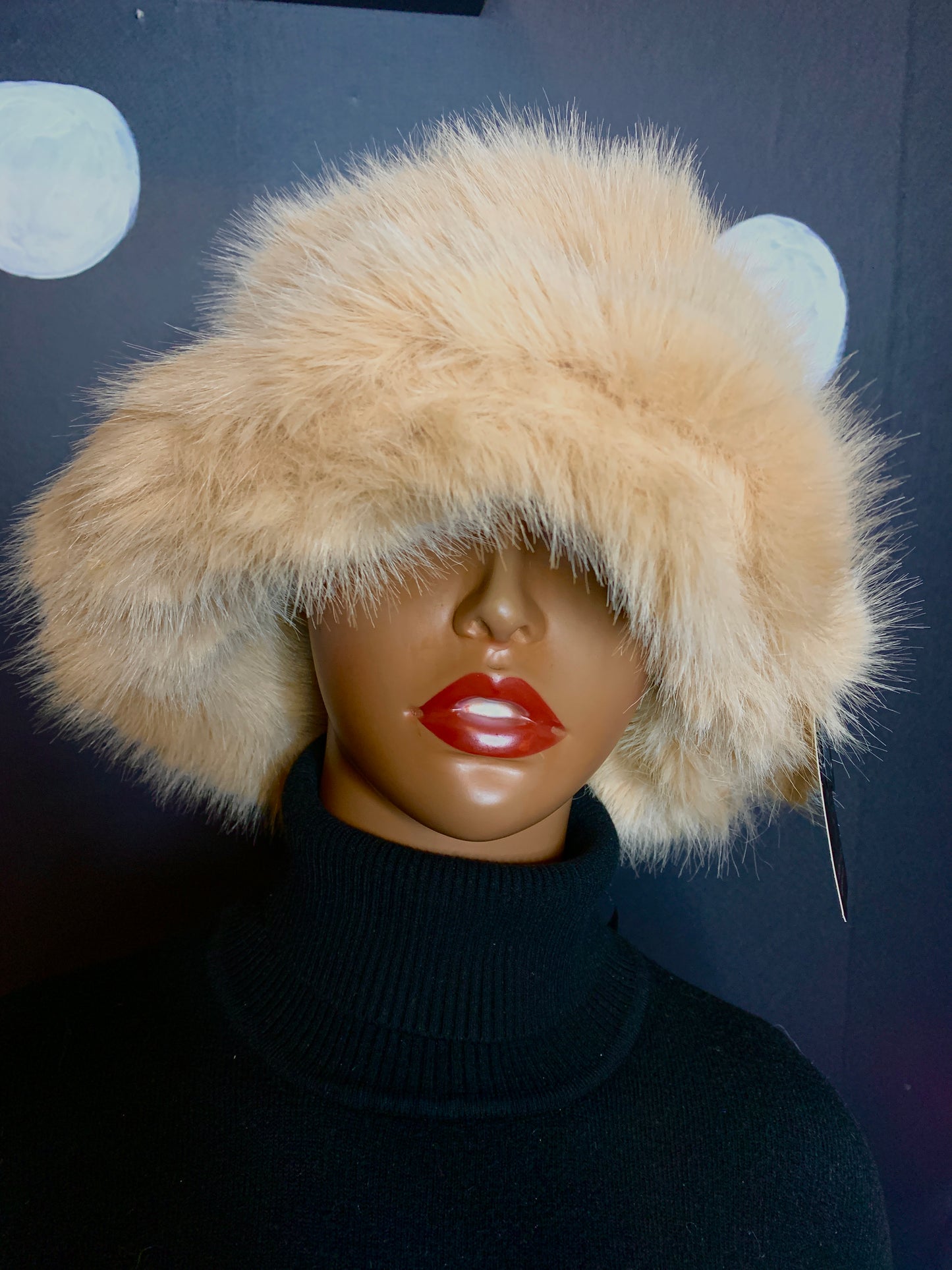 Faux Fur hat (long hair)