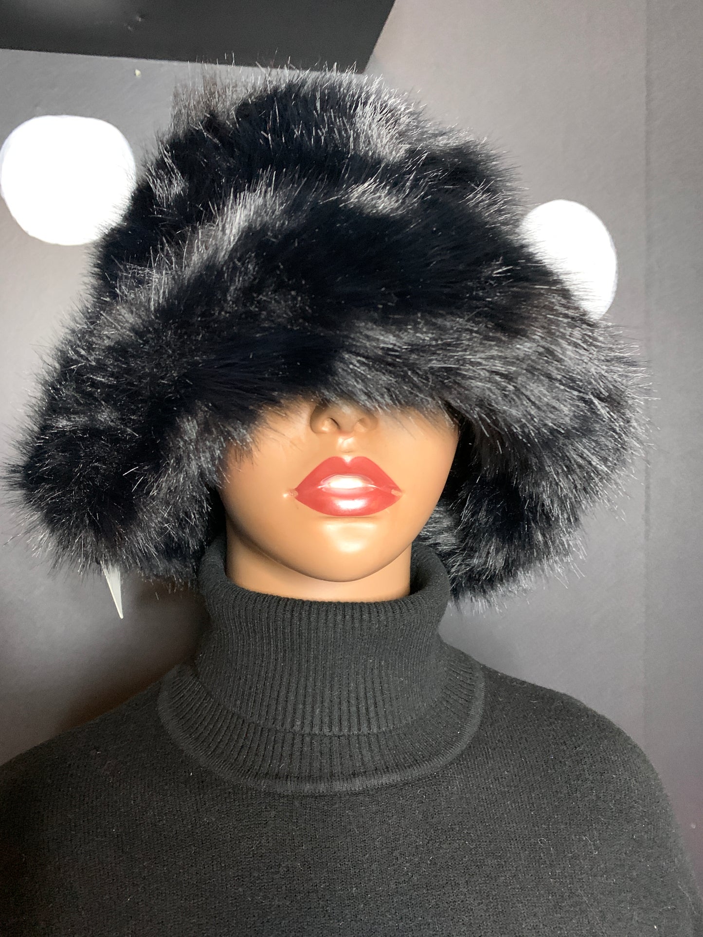 Faux Fur hat (long hair)