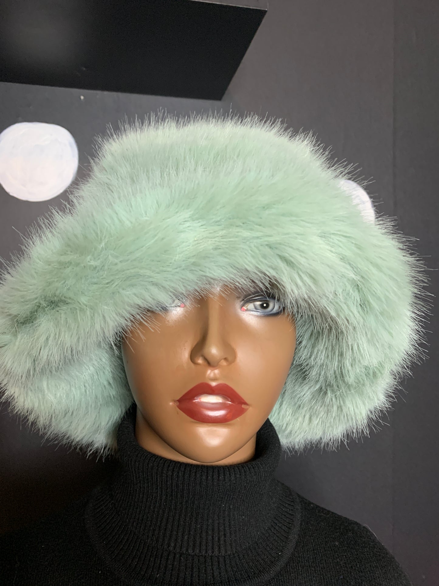 Faux Fur hat (long hair)