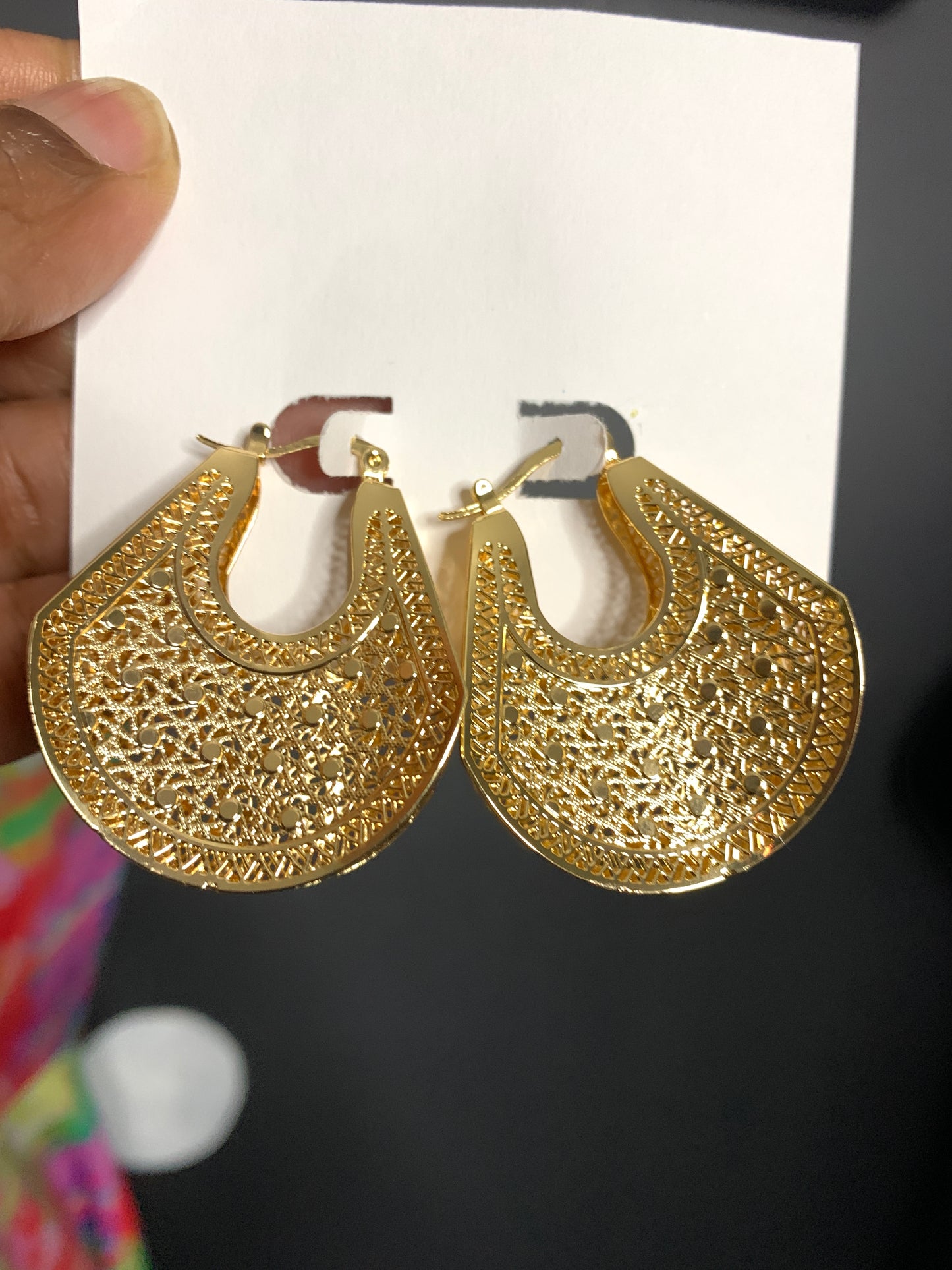 I feel pretty gold plated hoops